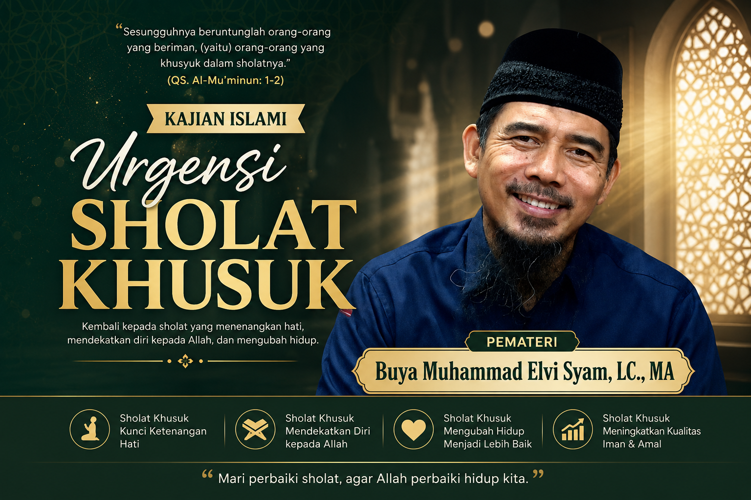 Urgensi Sholat Khusuk
